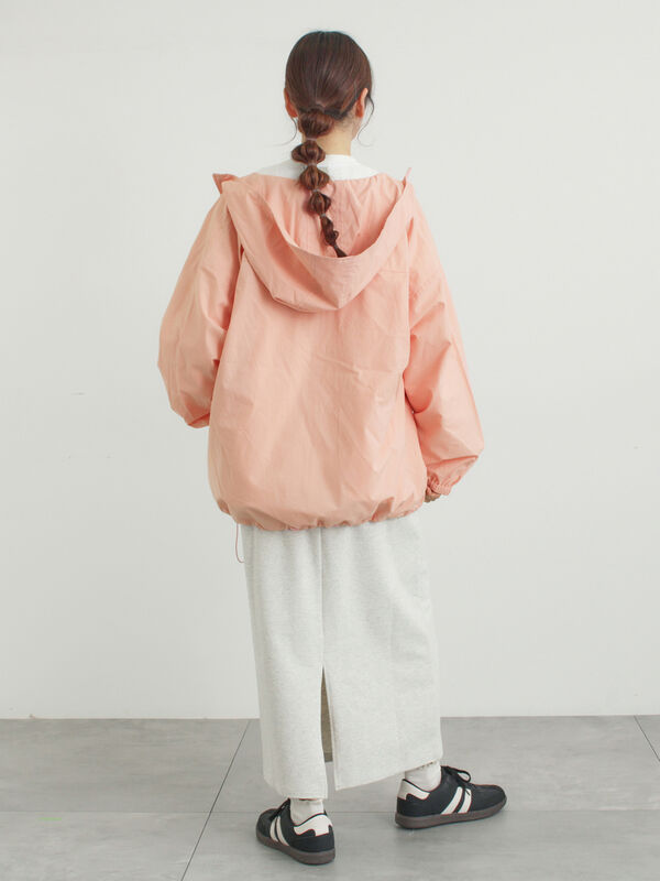 撥水加工】マウンテンパーカー（ピンク/ベージュ/カーキ/ネイビー