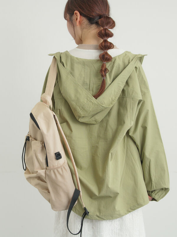 撥水加工】マウンテンパーカー（ピンク/ベージュ/カーキ/ネイビー