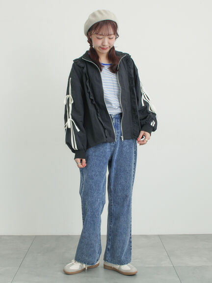 スラブ天竺インナー（オフホワイト/ブラック/ピンク/ブルー）｜Samansa Mos2（サマンサ モスモス）通販