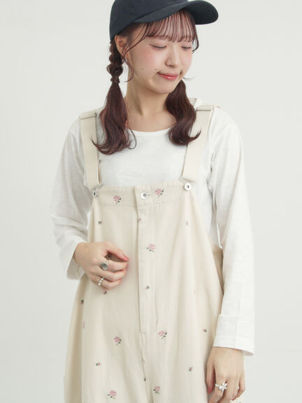 スラブ天竺インナー（オフホワイト/ブラック/ピンク/ブルー）｜Samansa Mos2（サマンサ モスモス）通販