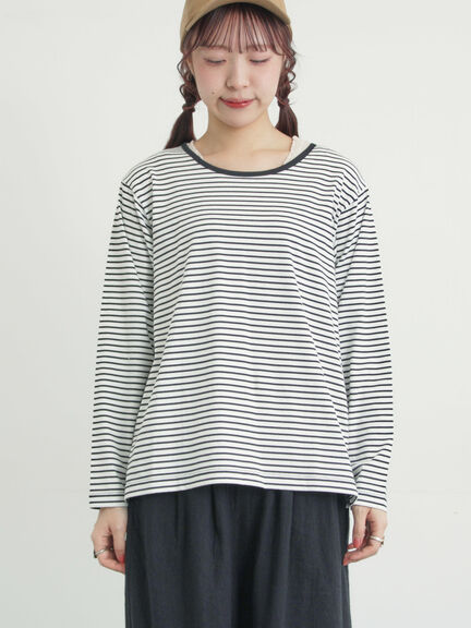 スラブ天竺インナー（オフホワイト/ブラック/ピンク/ブルー）｜Samansa Mos2（サマンサ モスモス）通販