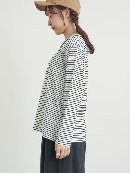 スラブ天竺インナー（オフホワイト/ブラック/ピンク/ブルー）｜Samansa Mos2（サマンサ モスモス）通販