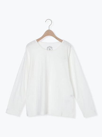 スラブ天竺インナー（オフホワイト/ブラック/ピンク/ブルー）｜Samansa Mos2（サマンサ モスモス）通販