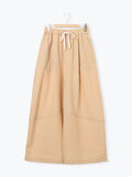 【2WAY】裾しぼり切替えパンツ（ベージュ）｜Samansa Mos2（サマンサ モスモス）通販