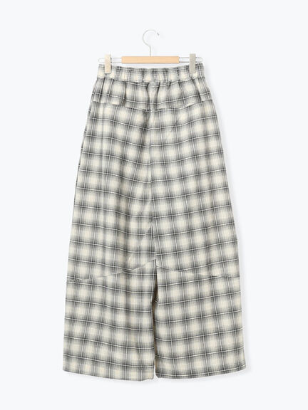 【2WAY】裾しぼり切替えパンツ（ブラック/ピンク/ベージュ/カーキ）｜Samansa Mos2（サマンサ モスモス）通販