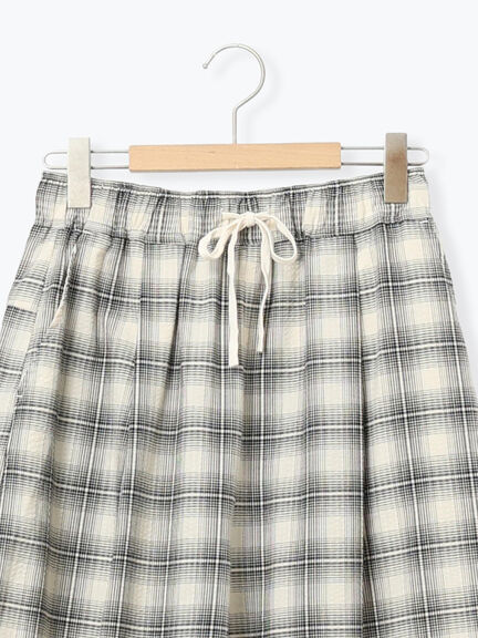 【2WAY】裾しぼり切替えパンツ（ブラック/ピンク/ベージュ/カーキ）｜Samansa Mos2（サマンサ モスモス）通販