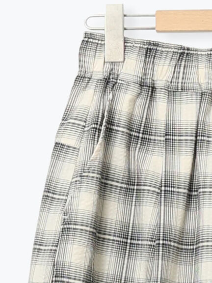 【2WAY】裾しぼり切替えパンツ（ブラック/ピンク/ベージュ/カーキ）｜Samansa Mos2（サマンサ モスモス）通販