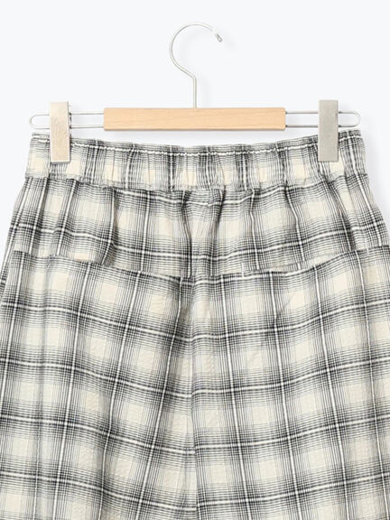 【2WAY】裾しぼり切替えパンツ（ブラック/ピンク/ベージュ/カーキ）｜Samansa Mos2（サマンサ モスモス）通販