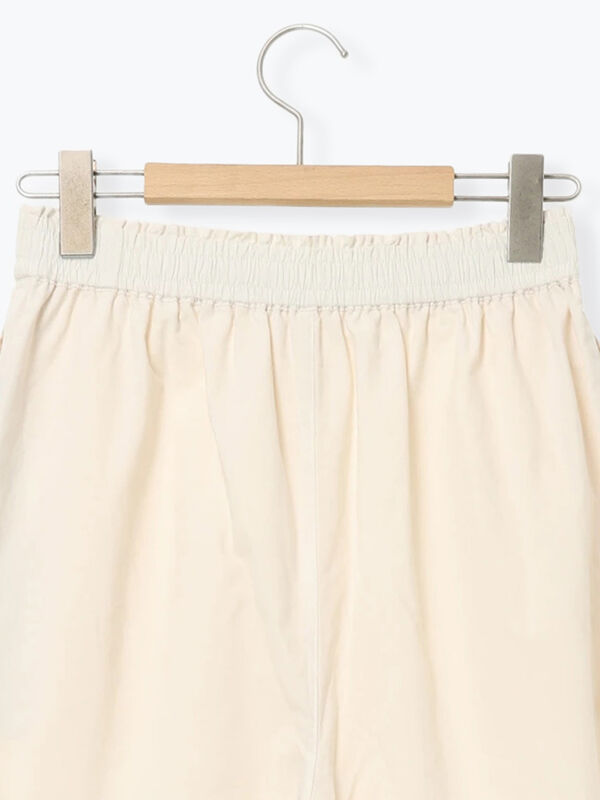 レースパッチワークパンツ（オフホワイト/ブラック/キナリ/ボトムス