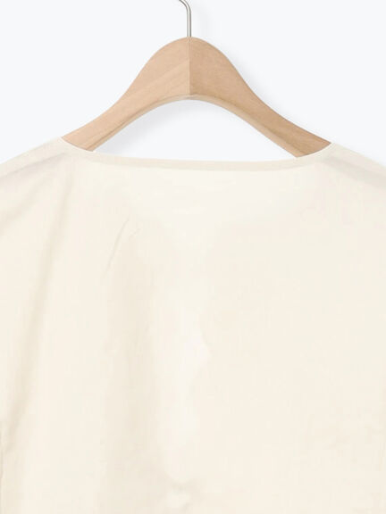 レースパッチワークブラウス（オフホワイト/ブラック/キナリ）｜Samansa Mos2（サマンサ モスモス）通販