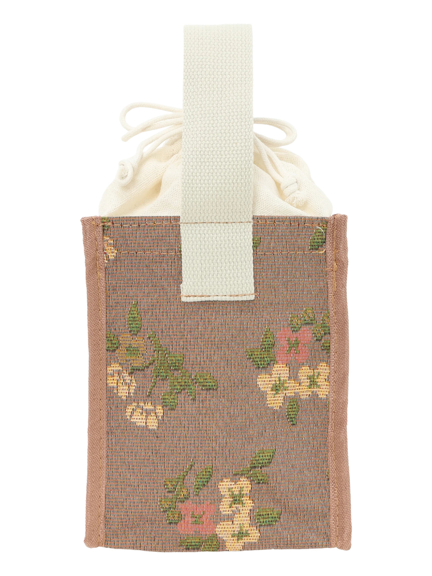 ジャガード収納バッグ《S》（ベージュ/キナリ/雑貨/その他雑貨