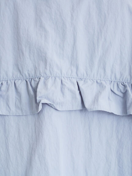 フリルトラックジャケット（オフホワイト/ブラック/サックスブルー）｜Samansa Mos2（サマンサ モスモス）通販