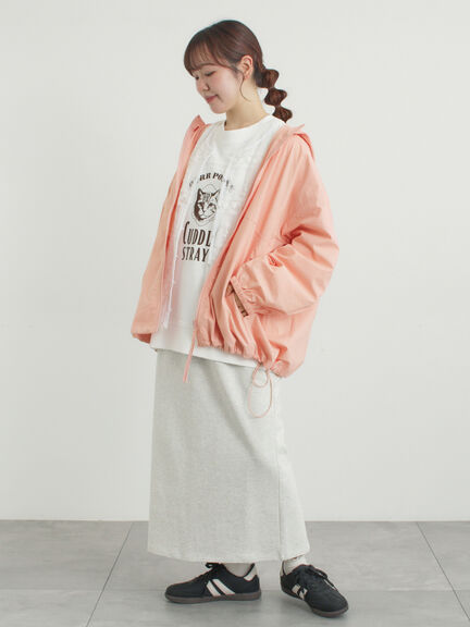 切替ミニ裏毛プリントスウェット（オフホワイト/グレー/チャコールグレー）｜Samansa Mos2（サマンサ モスモス）通販