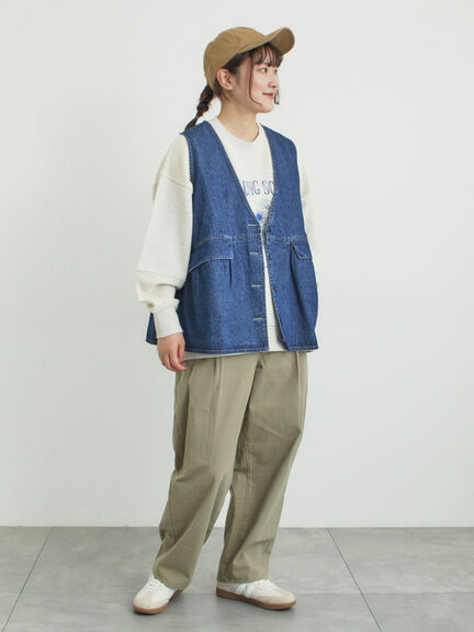 切替ミニ裏毛プリントスウェット（オフホワイト/グレー/チャコールグレー）｜Samansa Mos2（サマンサ モスモス）通販