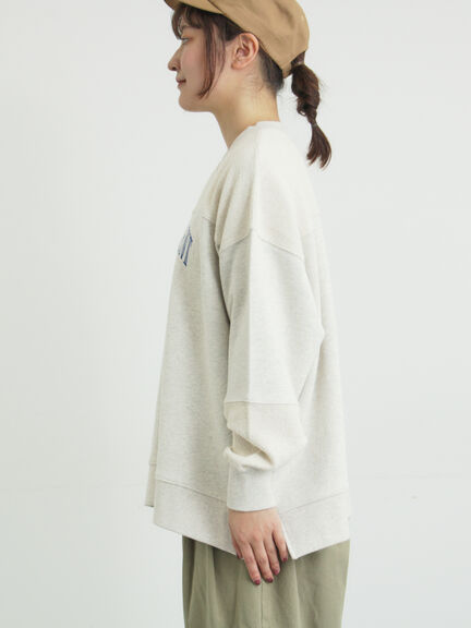 切替ミニ裏毛プリントスウェット（オフホワイト/グレー/チャコールグレー）｜Samansa Mos2（サマンサ モスモス）通販