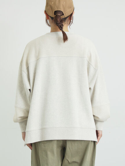 切替ミニ裏毛プリントスウェット（オフホワイト/グレー/チャコールグレー）｜Samansa Mos2（サマンサ モスモス）通販