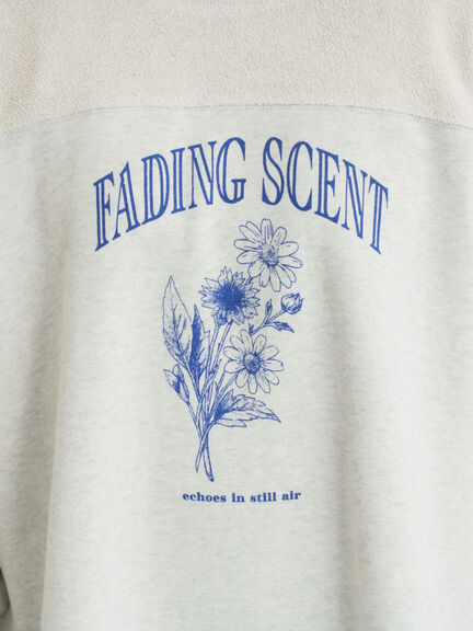 切替ミニ裏毛プリントスウェット（オフホワイト/グレー/チャコールグレー）｜Samansa Mos2（サマンサ モスモス）通販