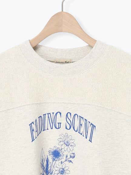 切替ミニ裏毛プリントスウェット（オフホワイト/グレー/チャコールグレー）｜Samansa Mos2（サマンサ モスモス）通販