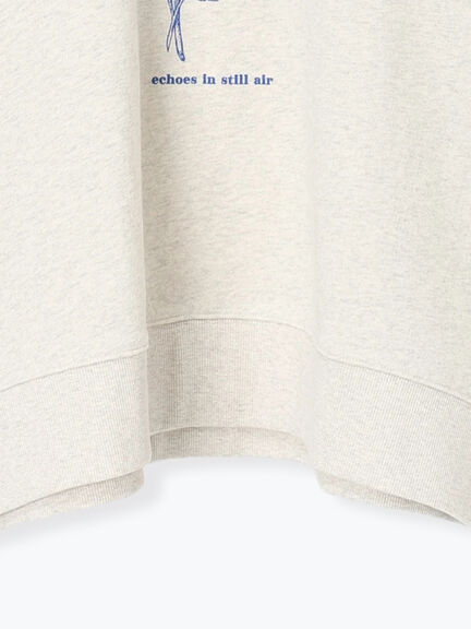 切替ミニ裏毛プリントスウェット（オフホワイト/グレー/チャコールグレー）｜Samansa Mos2（サマンサ モスモス）通販