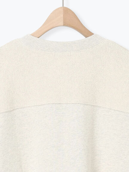 切替ミニ裏毛プリントスウェット（オフホワイト/グレー/チャコールグレー）｜Samansa Mos2（サマンサ モスモス）通販