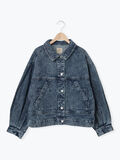 【オーガニックコットン】デニムジャケット（ブルー）｜Samansa Mos2（サマンサ モスモス）通販