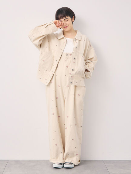 【オーガニックコットン】デニムジャケット（サックスブルー/ブルー/キナリ）｜Samansa Mos2（サマンサ モスモス）通販