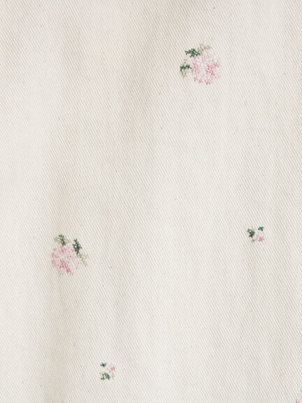 【オーガニックコットン】デニムジャケット（サックスブルー/ブルー/キナリ）｜Samansa Mos2（サマンサ モスモス）通販