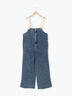 【オーガニックコットン】デニムサロペット（ブルー）｜Samansa Mos2（サマンサ モスモス）通販
