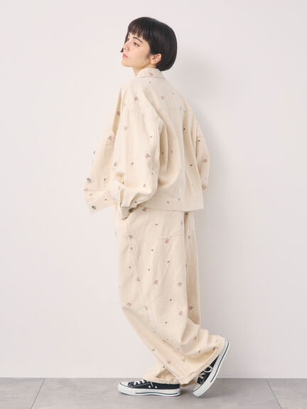 【オーガニックコットン】デニムサロペット（サックスブルー/ブルー/キナリ）｜Samansa Mos2（サマンサ モスモス）通販