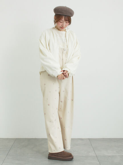 【オーガニックコットン】デニムサロペット（サックスブルー/ブルー/キナリ）｜Samansa Mos2（サマンサ モスモス）通販