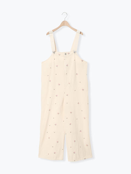 【オーガニックコットン】デニムサロペット（サックスブルー/ブルー/キナリ）｜Samansa Mos2（サマンサ モスモス）通販