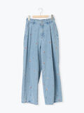 【オーガニックコットン】デニムバレルパンツ（サックスブルー）｜Samansa Mos2（サマンサ モスモス）通販
