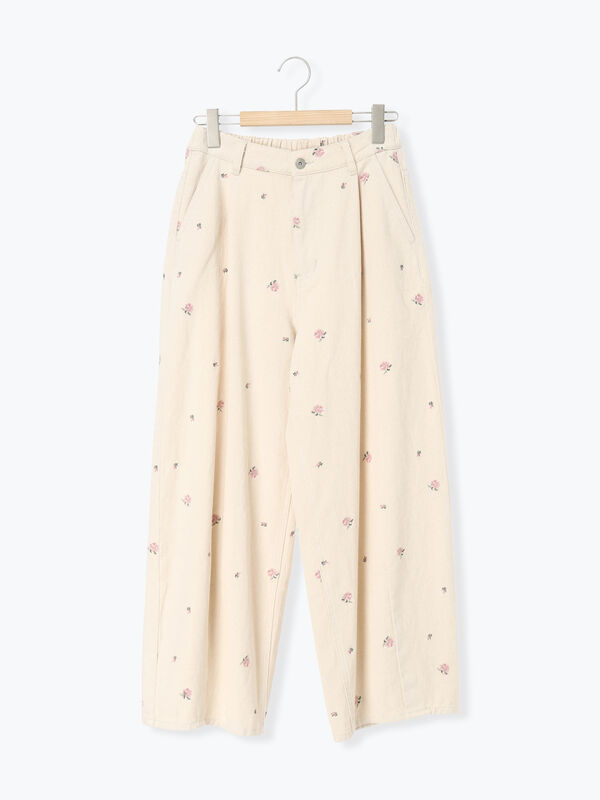 【オーガニックコットン】デニムバレルパンツ（キナリ）｜Samansa Mos2（サマンサ モスモス）通販