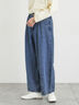 【オーガニックコットン】デニムバレルパンツ（サックスブルー/ブルー/キナリ）｜Samansa Mos2（サマンサ モスモス）通販