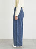 【オーガニックコットン】デニムバレルパンツ（サックスブルー/ブルー/キナリ）｜Samansa Mos2（サマンサ モスモス）通販
