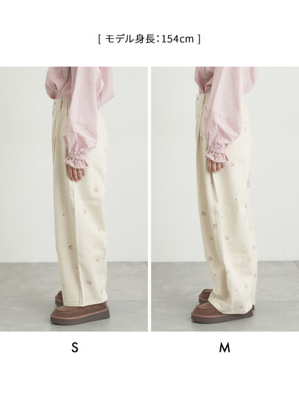 【オーガニックコットン】デニムバレルパンツ（サックスブルー/ブルー/キナリ）｜Samansa Mos2（サマンサ モスモス）通販