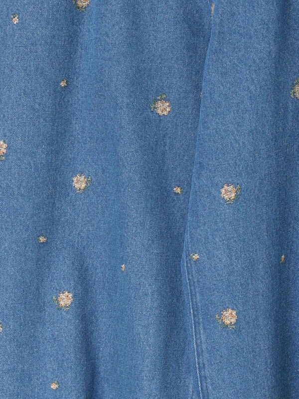 新色追加》【オーガニックコットン】デニムバレルパンツ（グレー