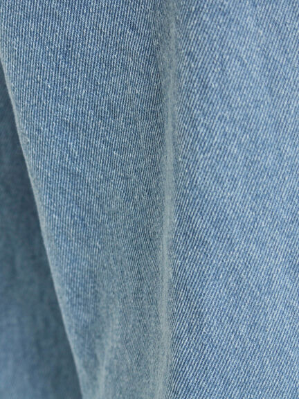 【オーガニックコットン】デニムフレアパンツ（サックスブルー/ブルー/キナリ）｜Samansa Mos2（サマンサ モスモス）通販