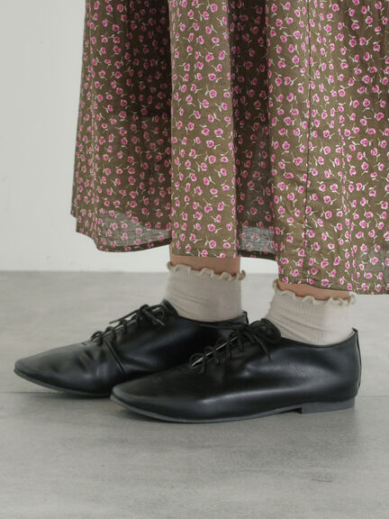 ソフトレースアップシューズ（オフホワイト/ブラック）｜Samansa Mos2（サマンサ モスモス）通販