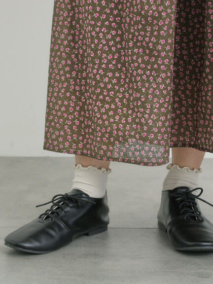 ソフトレースアップシューズ（オフホワイト/ブラック）｜Samansa Mos2（サマンサ モスモス）通販