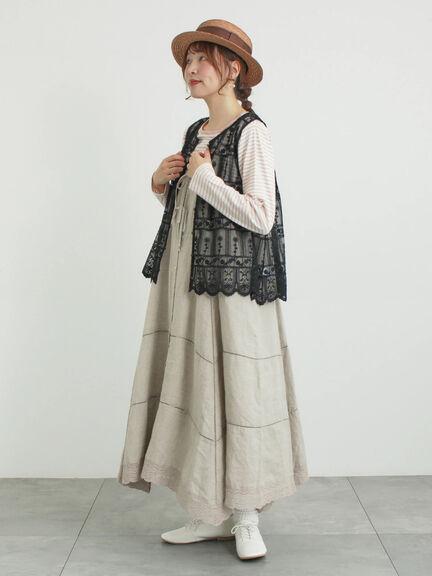 ソフトレースアップシューズ（オフホワイト/ブラック）｜Samansa Mos2（サマンサ モスモス）通販