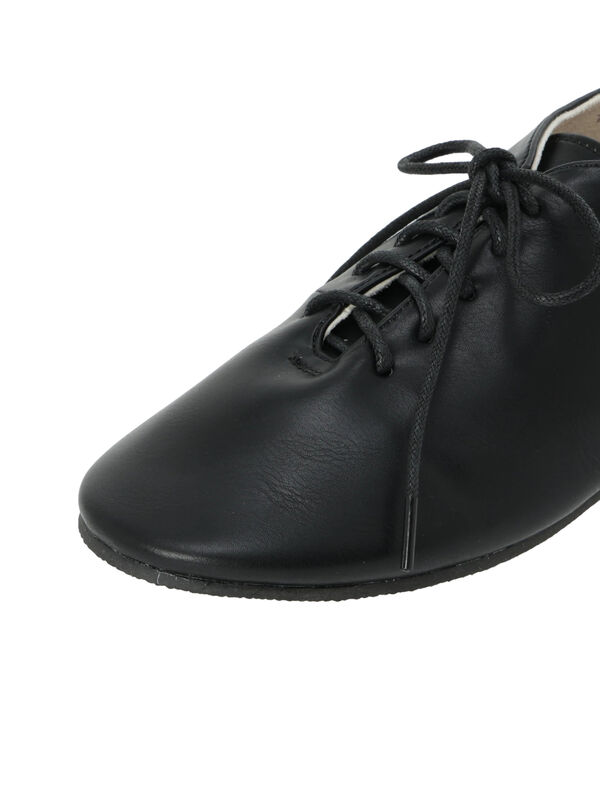 ソフトレースアップシューズ（オフホワイト/ブラック/シューズ/ドレス