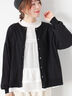 配色スカラップカーディガン（ブラック）｜Samansa Mos2（サマンサ モスモス）通販