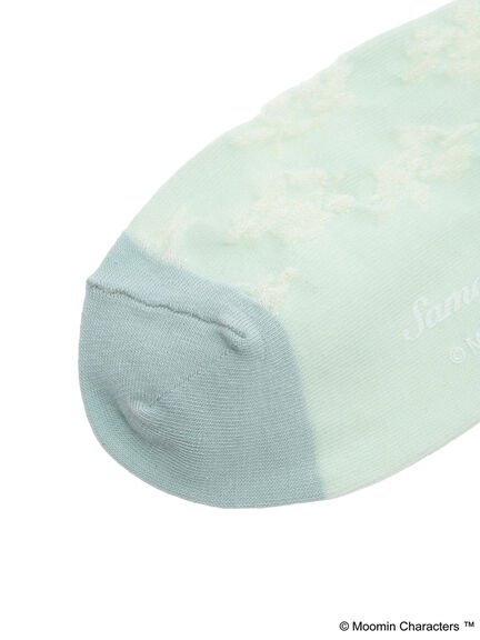 【MOOMIN×SamansaMos2】リトルミイ刺繍花柄ソックス（グレー/ベージュ/ブラウン/ミント）｜Samansa Mos2（サマンサ モスモス）通販