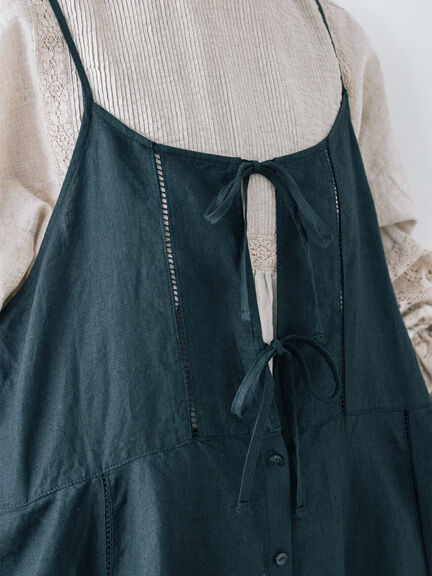 【kazumi×Samansa Mos2】前後着キャミワンピース（オフホワイト/ブラック/ピンク/ベージュ）｜Samansa Mos2（サマンサ モスモス）通販