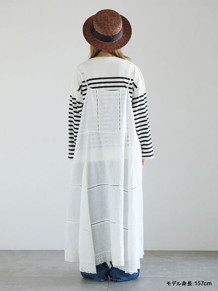 【kazumi×Samansa Mos2】前後着キャミワンピース（オフホワイト/ブラック/ピンク/ベージュ）｜Samansa Mos2（サマンサ モスモス）通販