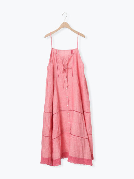 【kazumi×Samansa Mos2】前後着キャミワンピース（オフホワイト/ブラック/ピンク/ベージュ）｜Samansa Mos2（サマンサ モスモス）通販