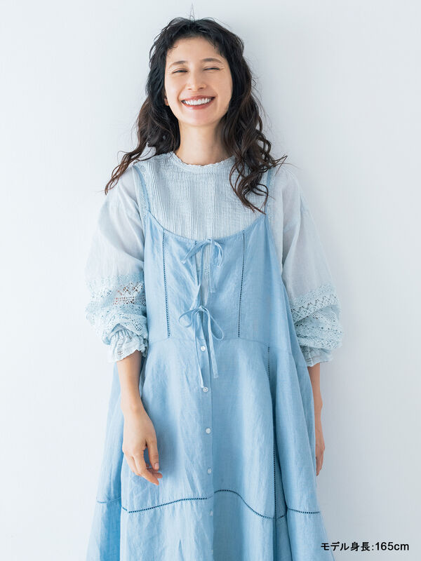 kazumi×Samansa Mos2】前後着キャミワンピース《WEB限定カラー