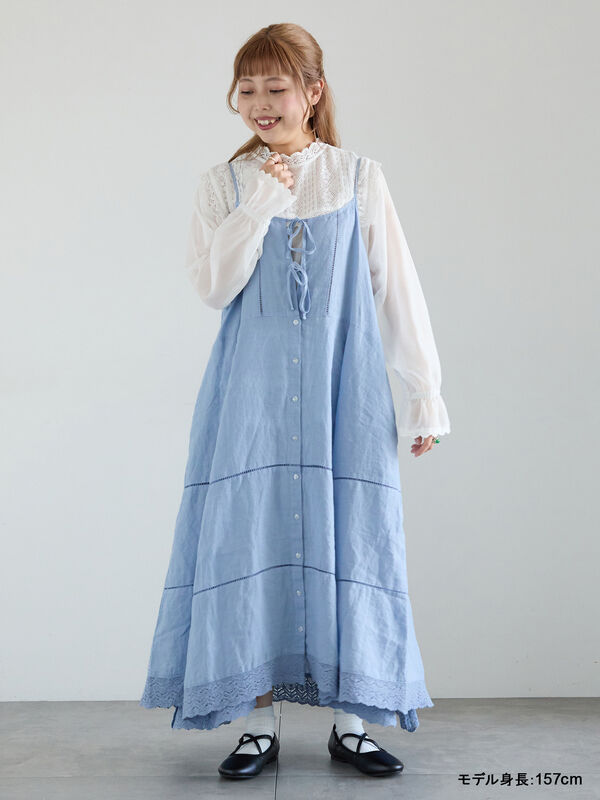 kazumi×Samansa Mos2】前後着キャミワンピース《WEB限定カラー