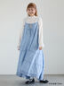 【kazumi×Samansa Mos2】前後着キャミワンピース《WEB限定カラー》（サックスブルー）｜Samansa Mos2（サマンサ モスモス）通販
